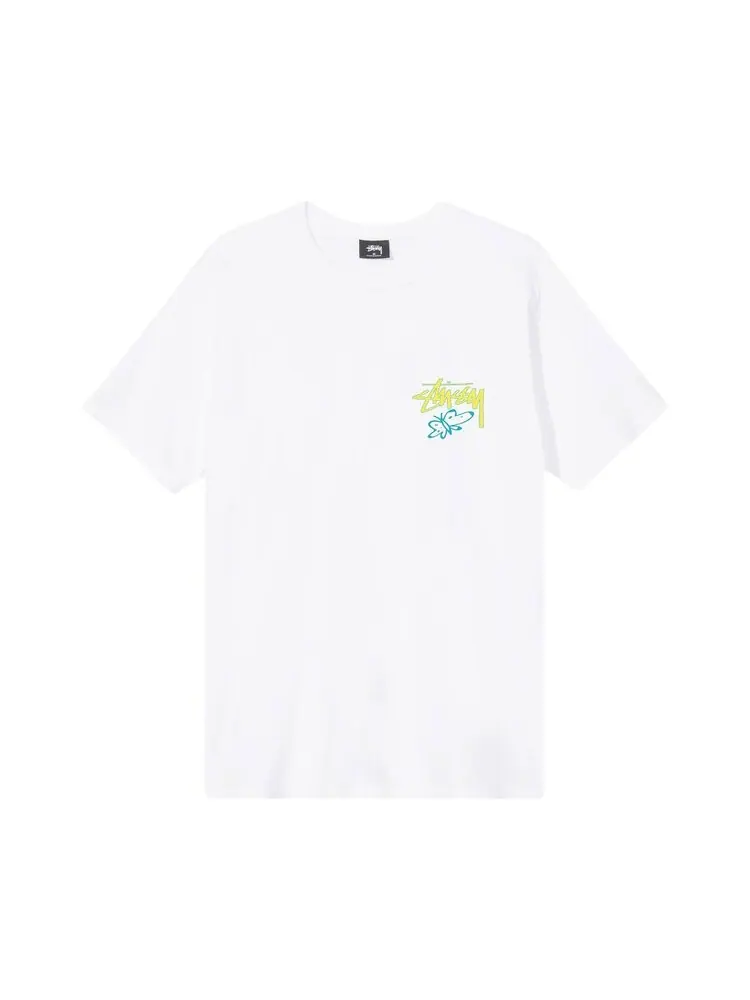 Футболка Stussy Super Bloom Tee 'White' — изображение 1 из 2, белый