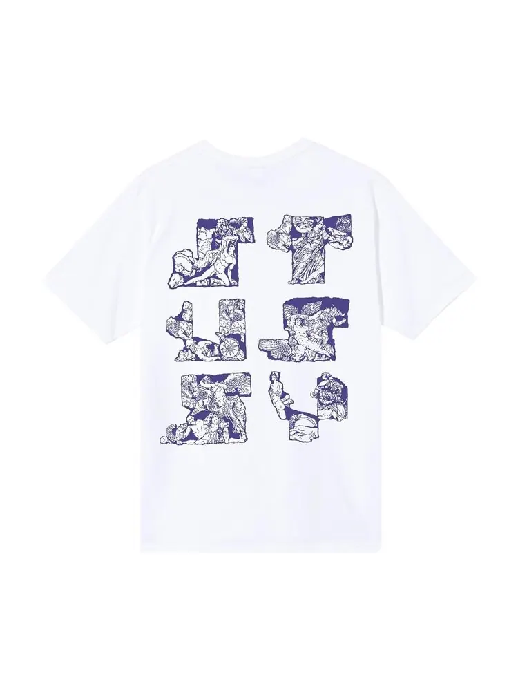 Футболка Stussy Sculptures Tee 'White' — изображение 2 из 2, белый