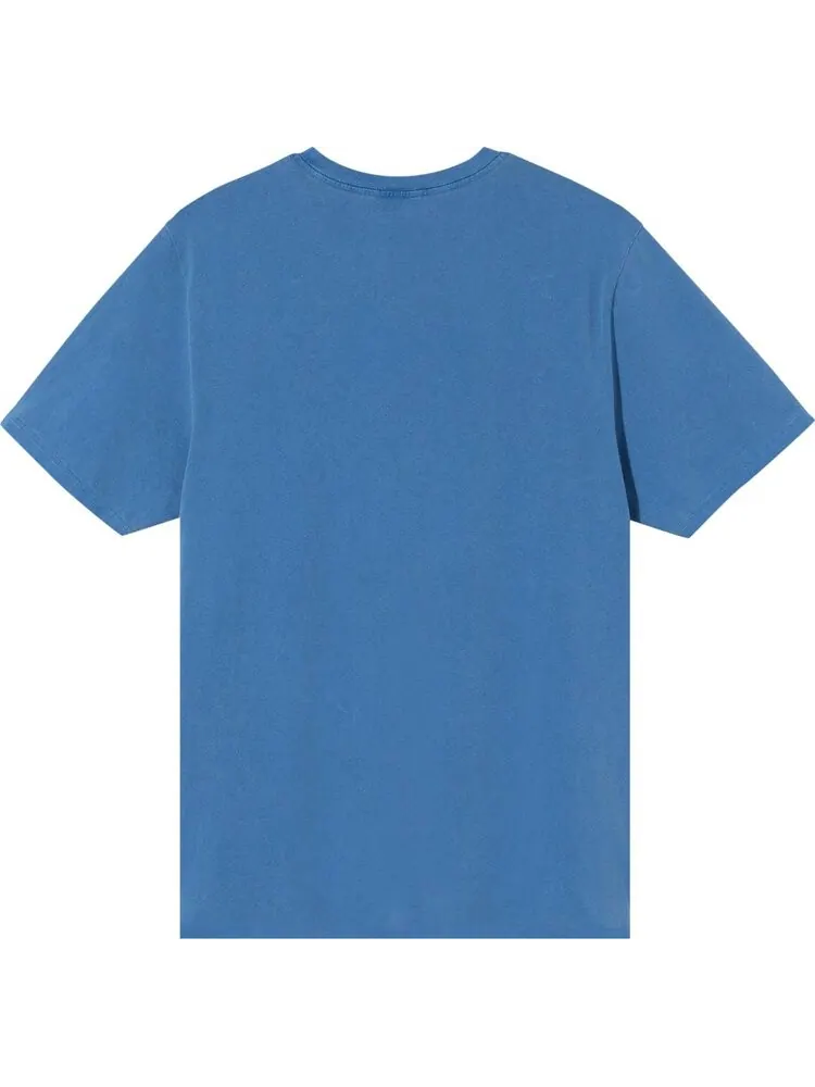 Футболка Stussy Surfman Pigment Dye Tee 'Blue' — изображение 2 из 2, синий