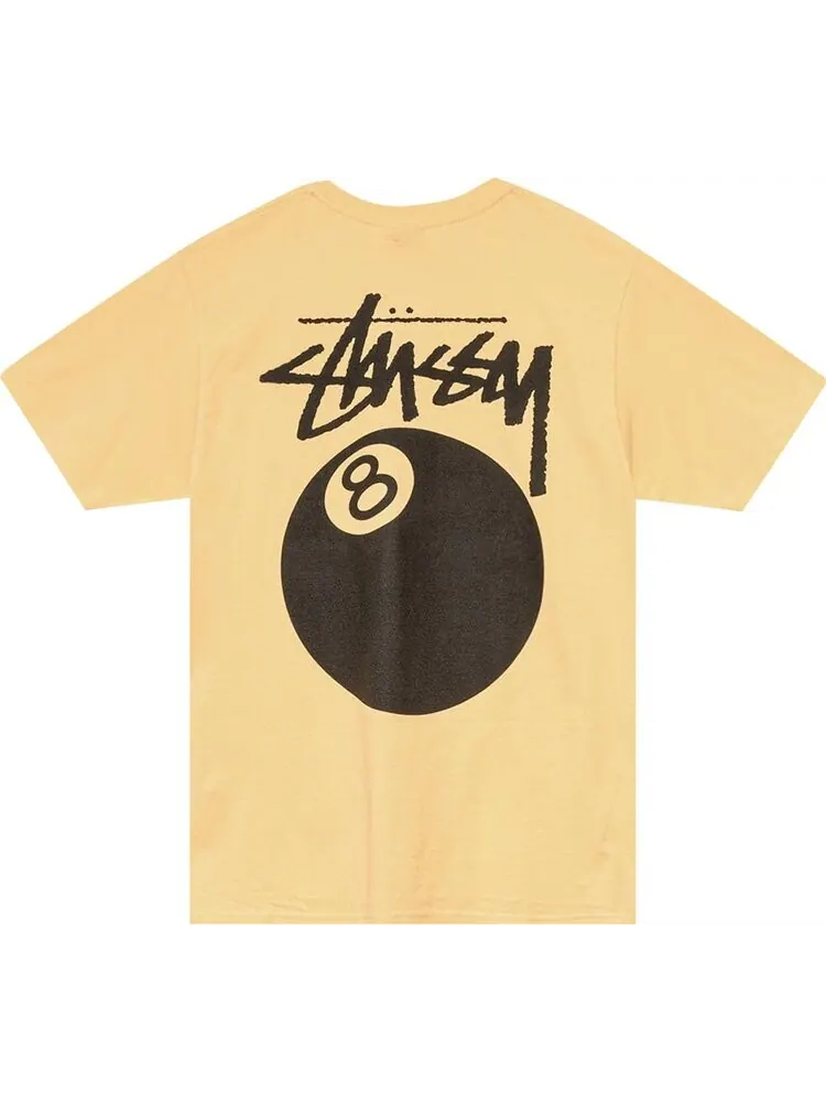 Футболка Stussy 8 Ball Tee 'Peach' — изображение 2 из 2, оранжевый