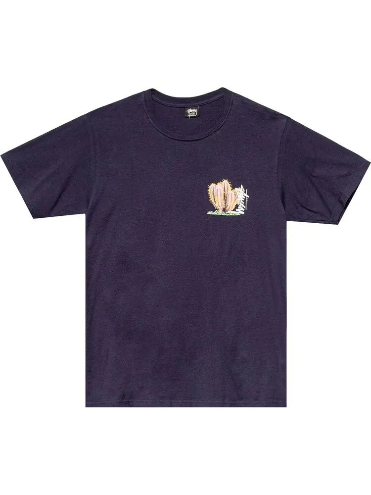 Футболка Stussy Desert Bloom Tee 'Navy' — изображение 1 из 2, синий