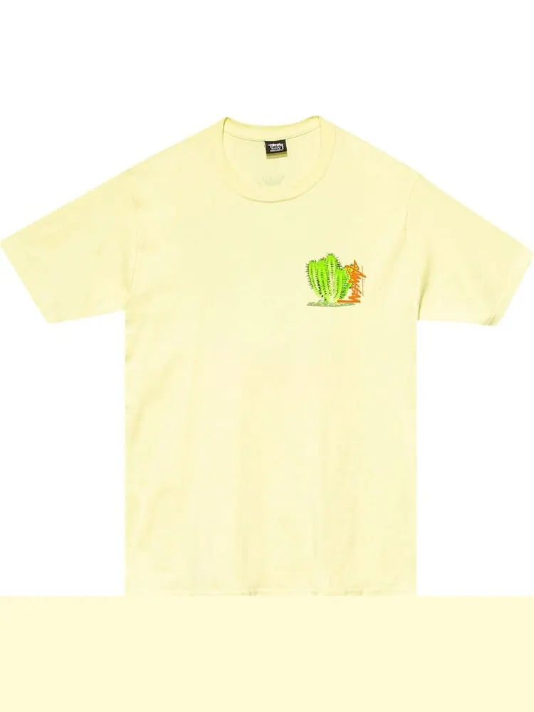 Футболка Stussy Desert Bloom Tee 'Pale Yellow' — изображение 1 из 2, желтый