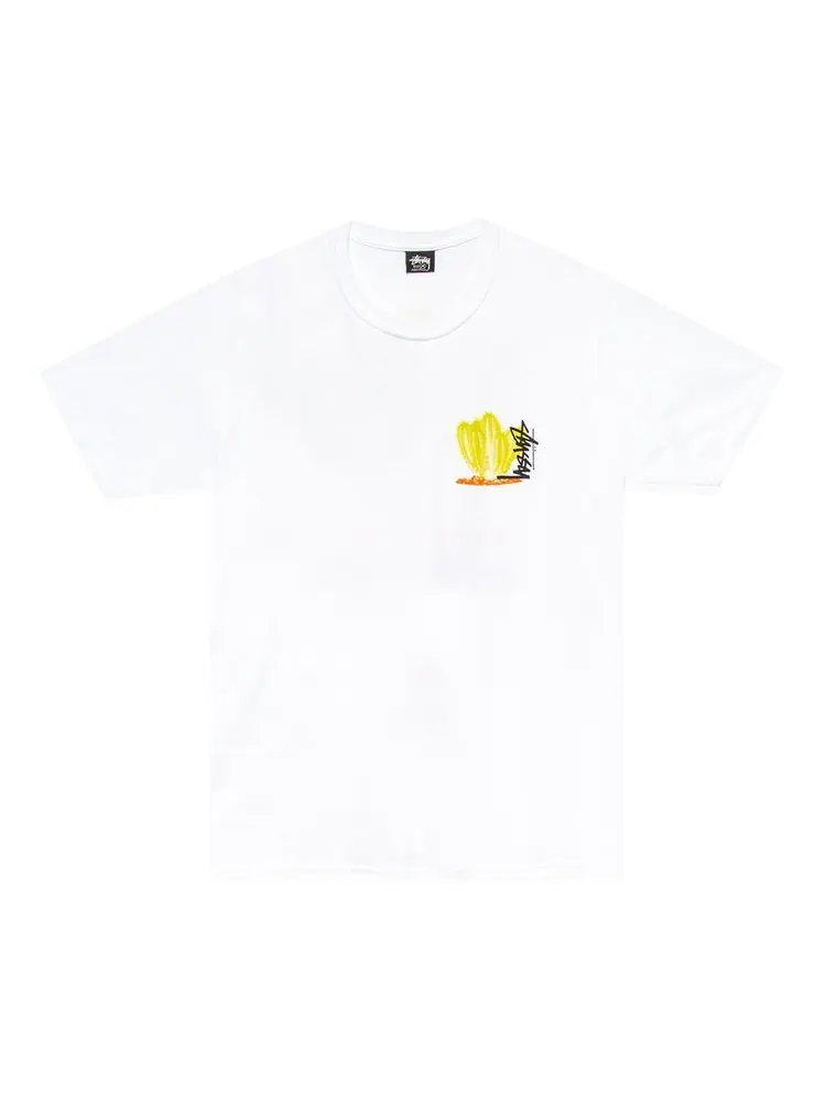 Футболка Stussy Desert Bloom Tee 'White' — изображение 1 из 3, белый