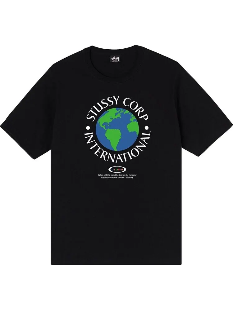 Футболка Stussy Utopia Tee 'Black' — изображение 1 из 2, черный