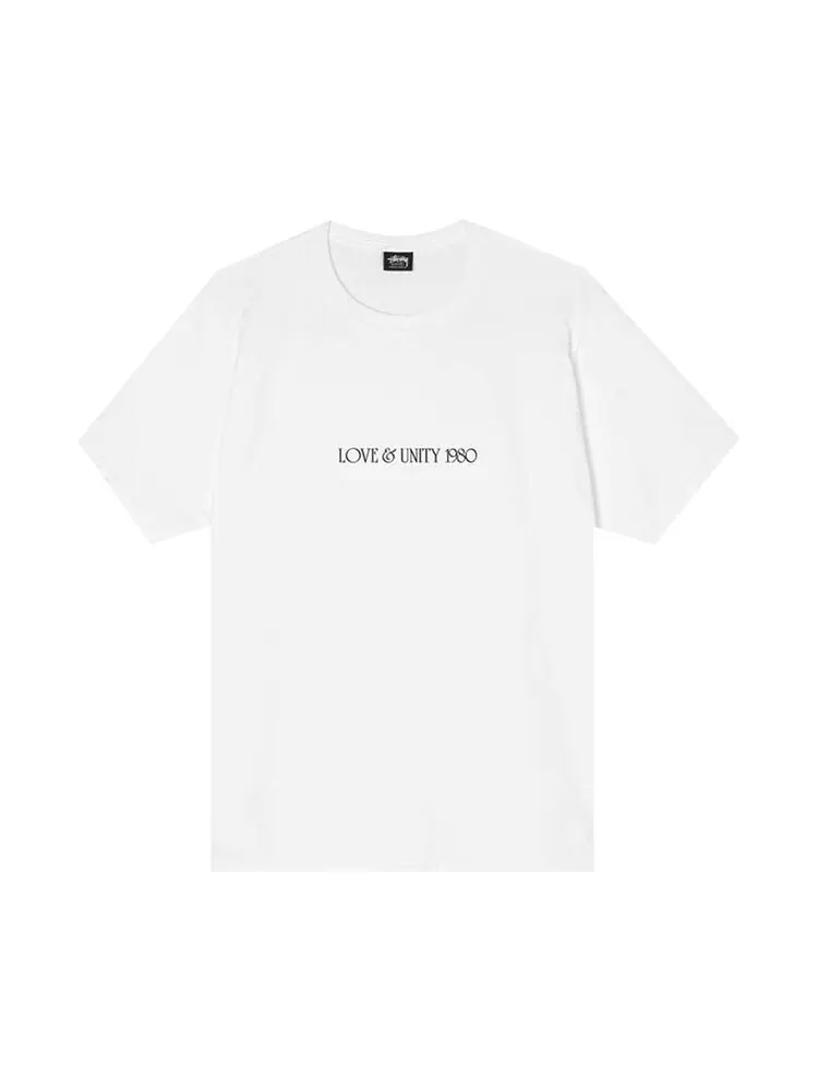 Футболка Stussy Love & Unity Tee 'White' — изображение 1 из 2, белый