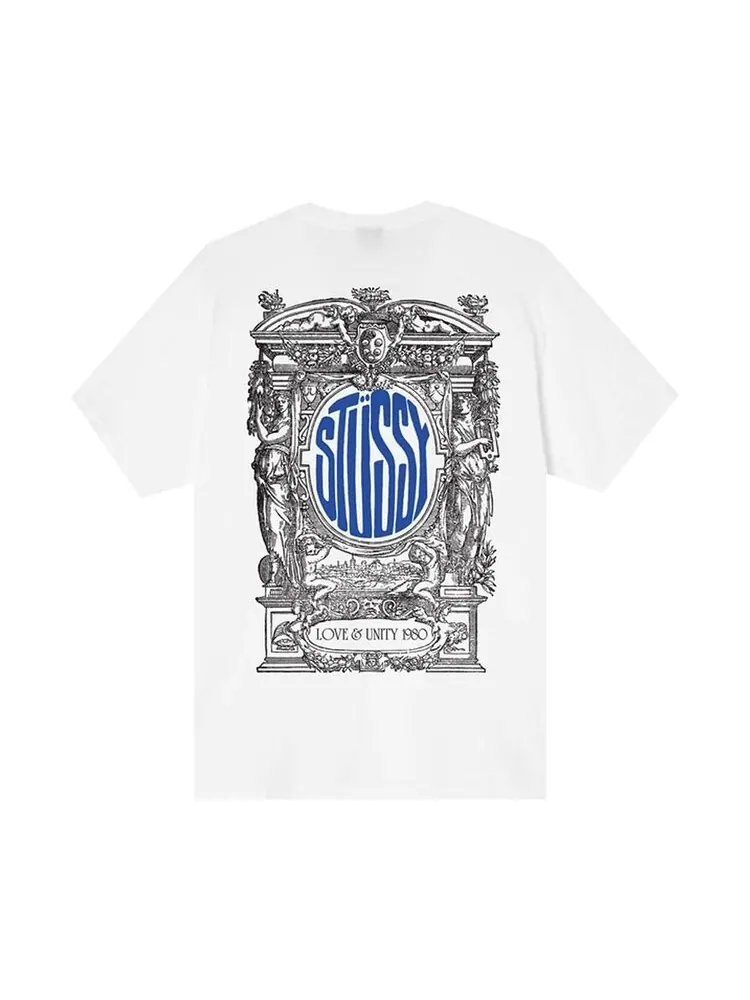 Футболка Stussy Love & Unity Tee 'White' — изображение 2 из 2, белый