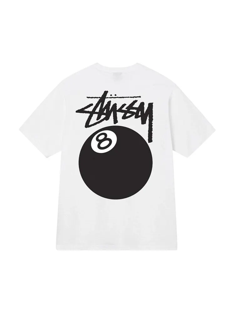 Футболка Stussy 8 Ball — изображение 2 из 2, белый