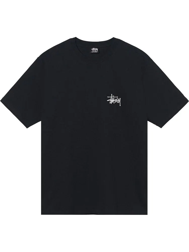 Футболка Stussy Basic Stussy Tee 'Black' — изображение 1 из 2, черный