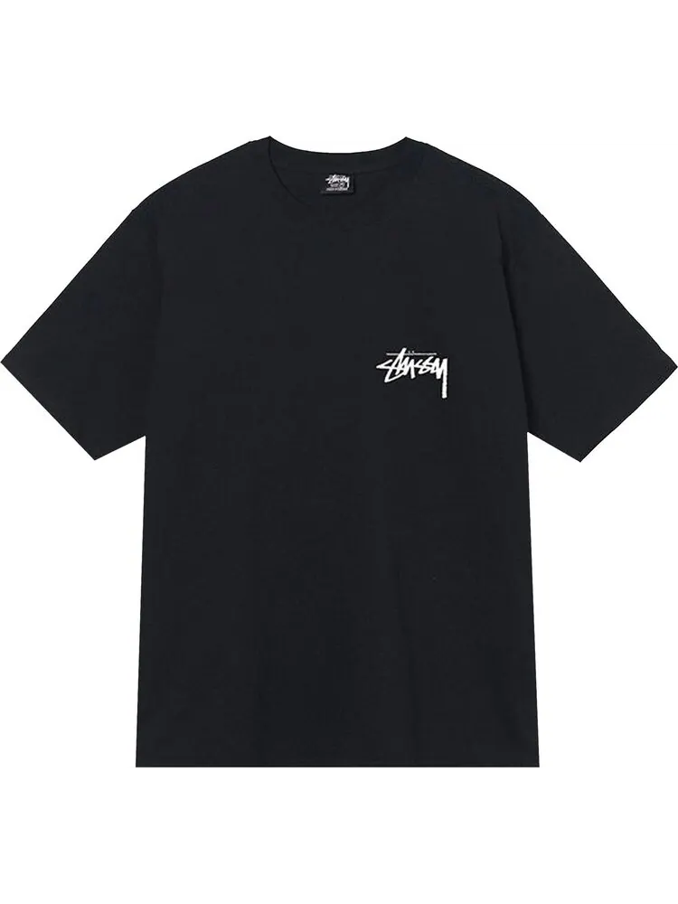 Футболка Stussy Fuzzy Dice Tee 'Black' — изображение 1 из 2, черный