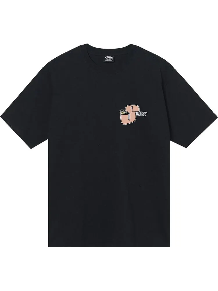 Футболка Stussy Phat S Tee 'Black' — изображение 1 из 2, черный