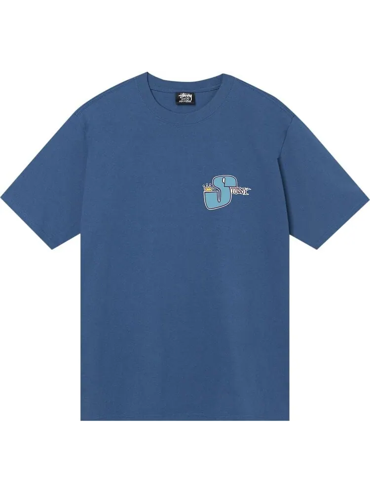 Футболка Stussy Phat S Tee 'Midnight' — изображение 1 из 2, синий