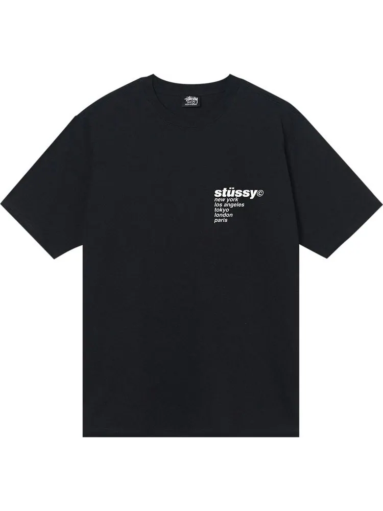 Футболка Stussy Strawberry Tee 'Black' — изображение 1 из 2, черный