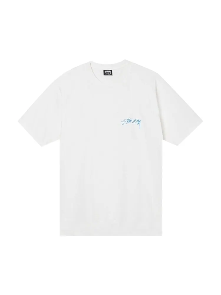 Футболка Stussy Statue Pigment Dyed Tee 'Natural' — изображение 1 из 2, белый