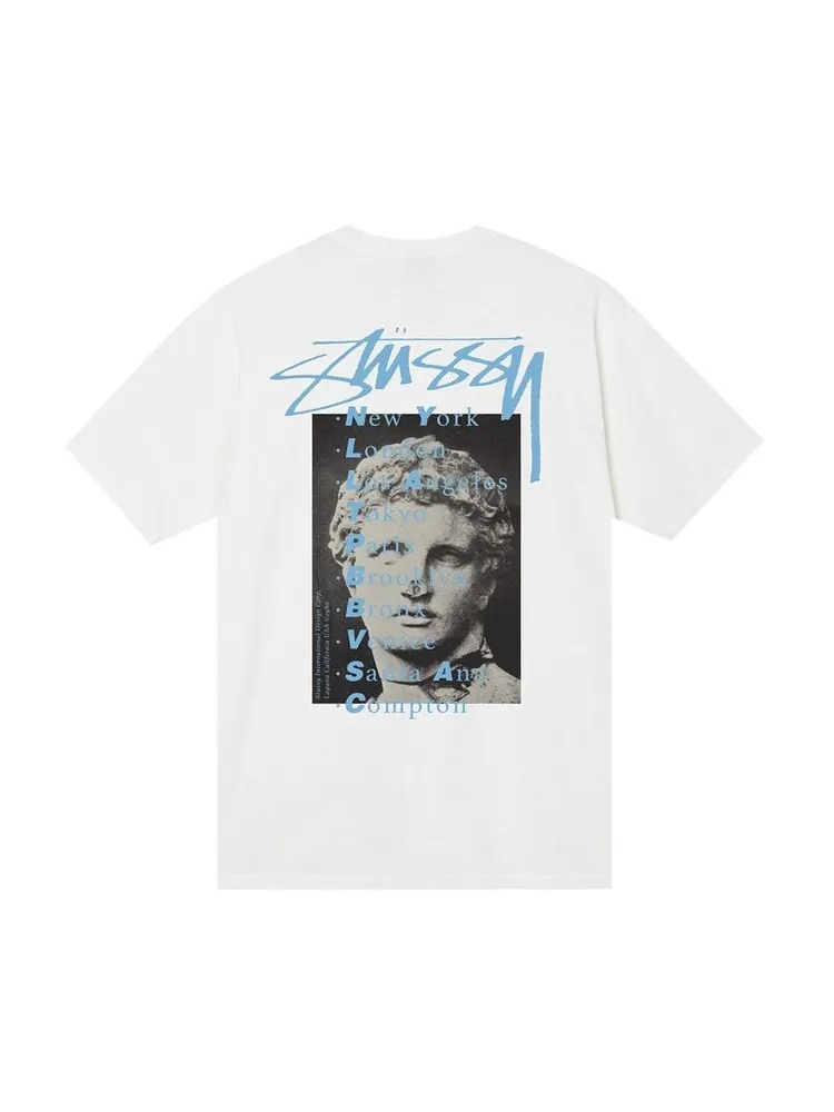 Футболка Stussy Statue Pigment Dyed Tee 'Natural' — изображение 2 из 2, белый