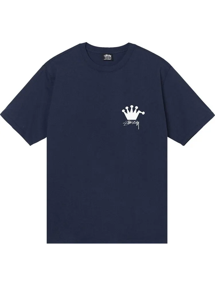 Футболка Stussy LB Crown Tee 'Navy' — изображение 1 из 2, синий
