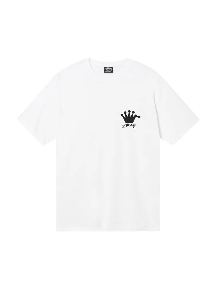 Футболка Stussy LB Crown Tee 'White' — изображение 1 из 2, белый