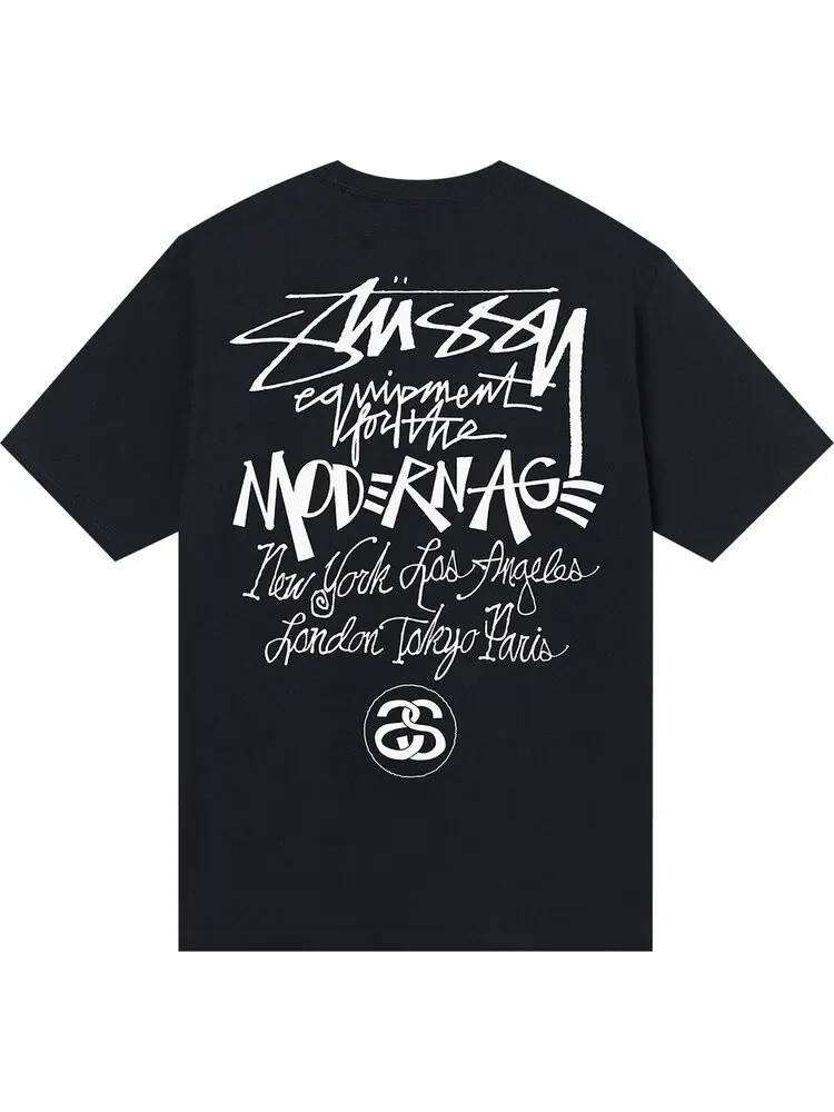 Футболка Stussy Modern Age Tee 'Black' — изображение 2 из 2, черный