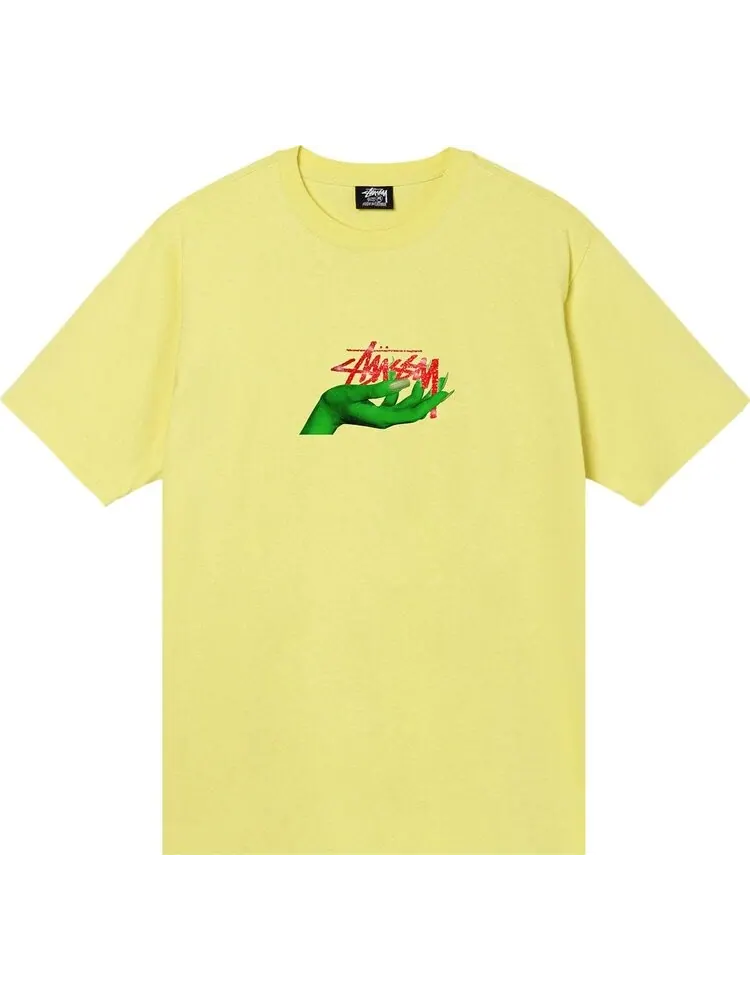 Футболка Stussy Oz Tee 'Yellow' — изображение 1 из 1, желтый