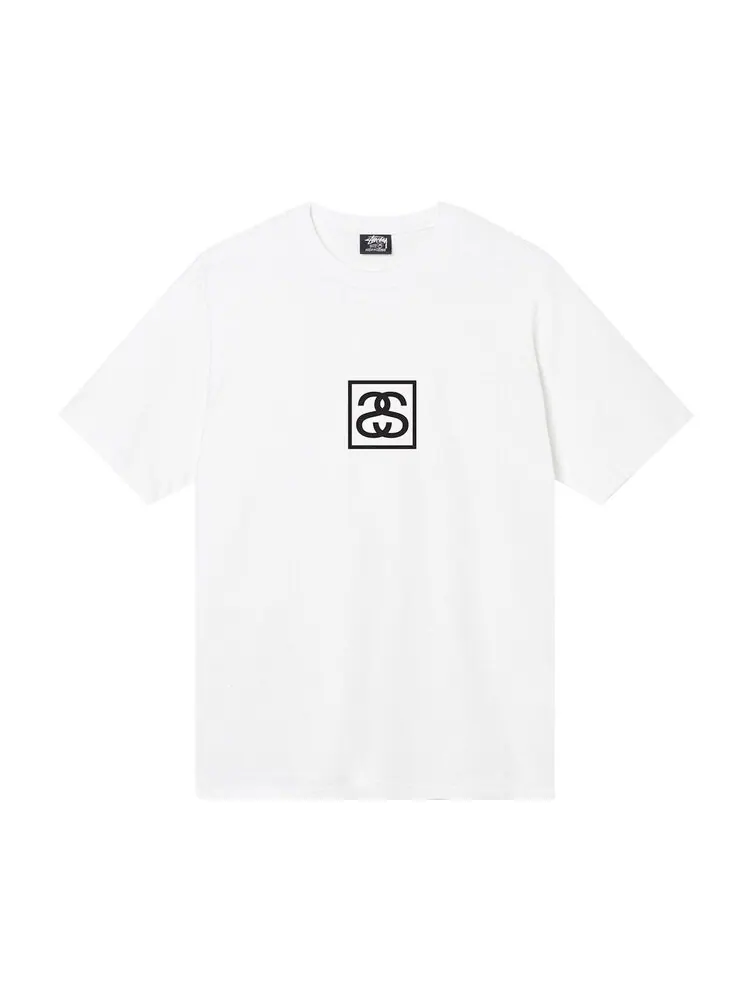 Футболка Stussy Squared Tee 'White' — изображение 1 из 1, белый