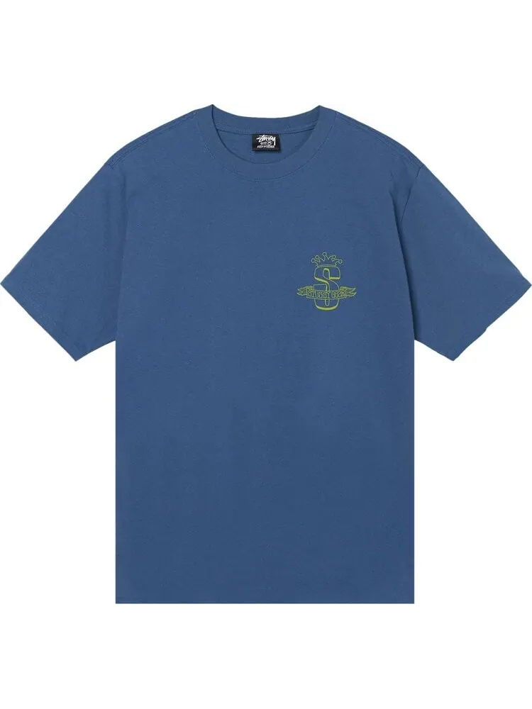 Футболка Stussy Gear Banner Tee 'Midnight' — изображение 1 из 2, синий
