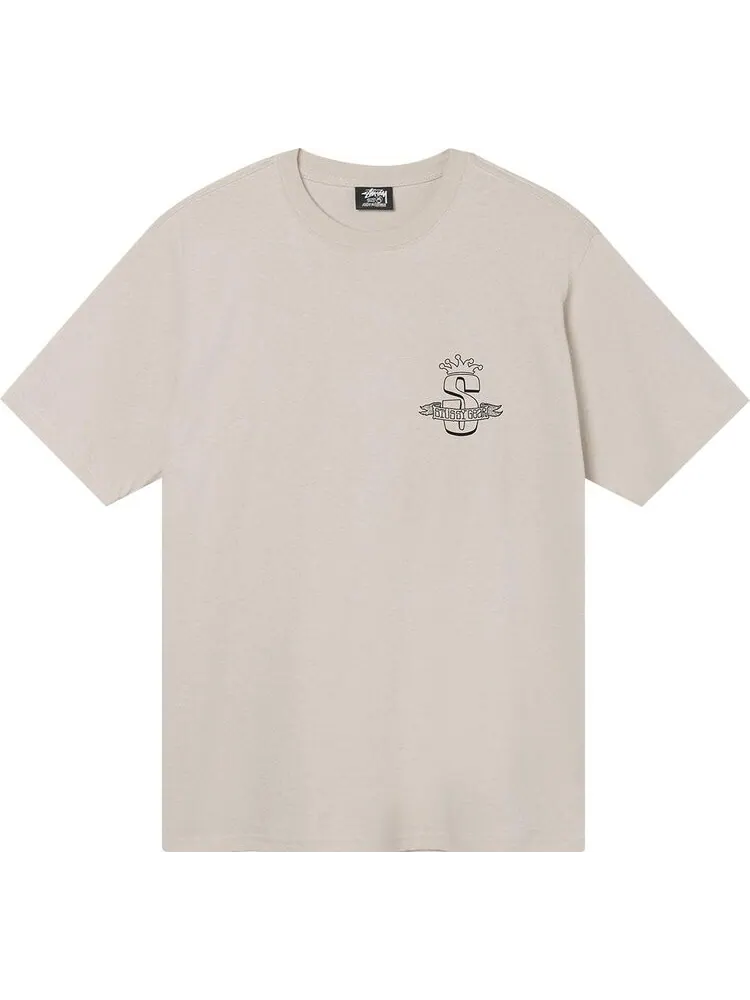 Футболка Stussy Gear Banner Tee 'Smoke' — изображение 1 из 2, серый