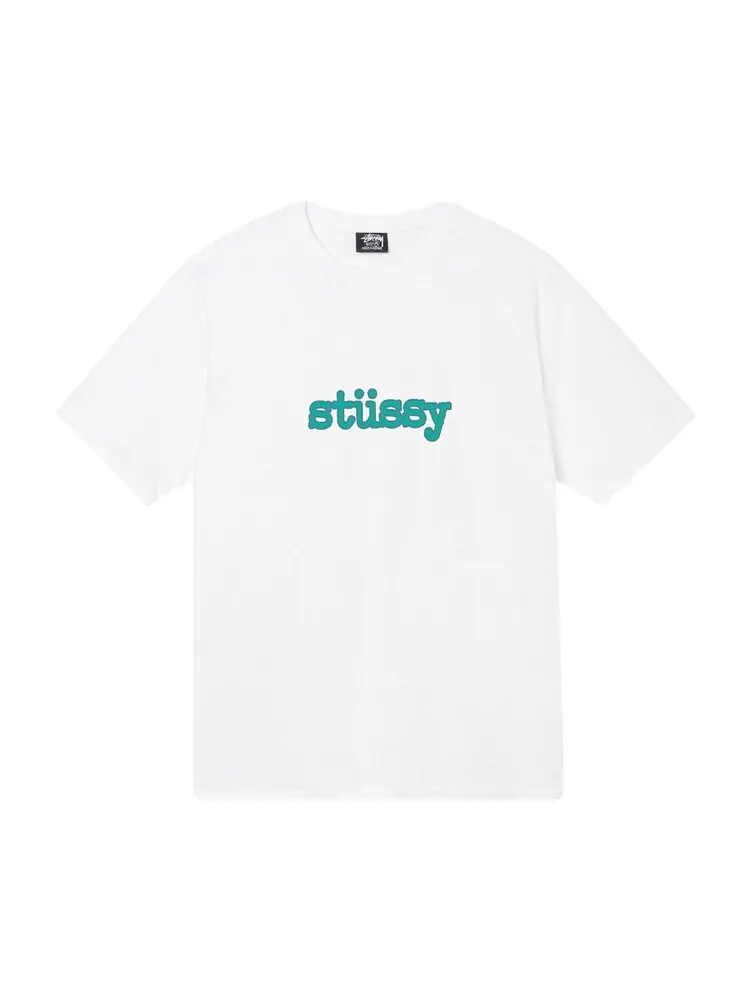 Футболка Stussy Typewriter Tee 'White' — изображение 1 из 1, белый