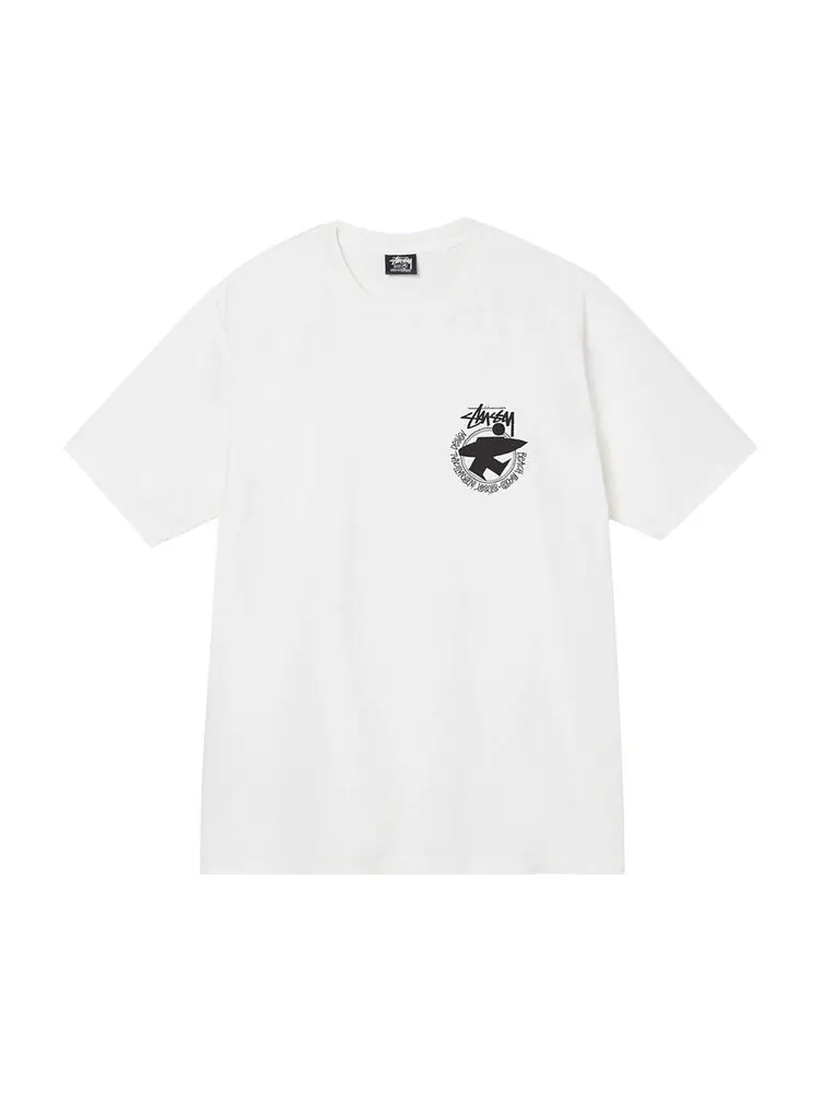 Футболка Stussy Beach Roots Pigment Dyed Tee 'Natural' — изображение 1 из 2, белый