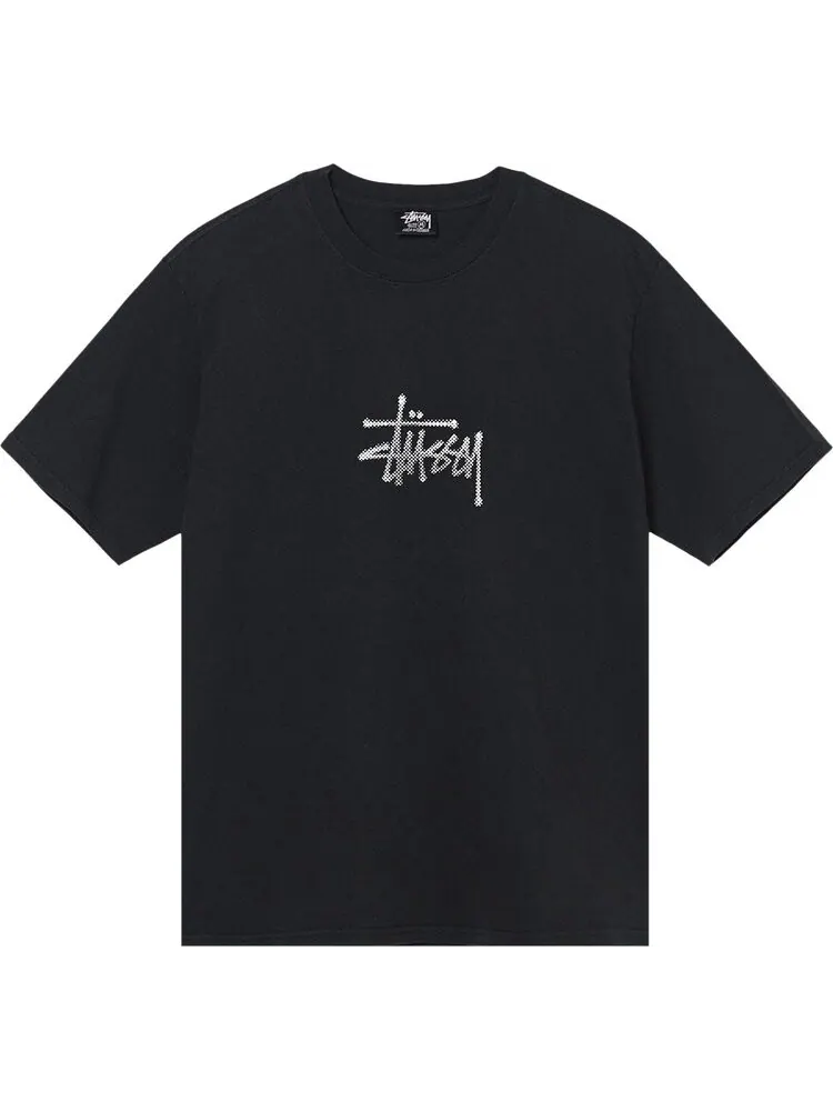 Футболка Stussy Surf Tomb Pigment Dyed Tee 'Black' — изображение 1 из 2, черный