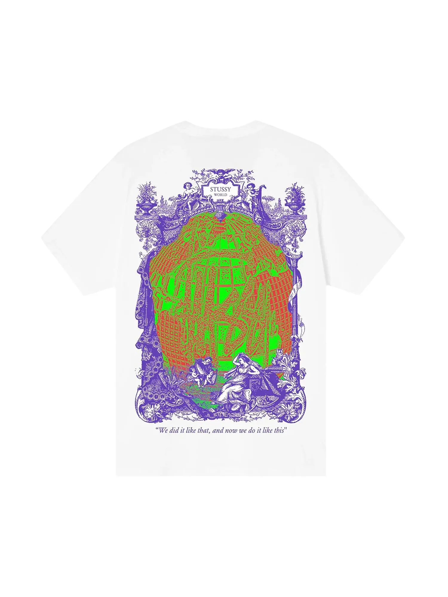 Футболка Stussy World — изображение 2 из 2, белый