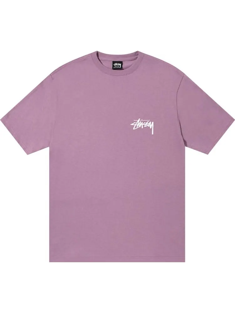Футболка Stussy Coastline Tee 'Orchid' — изображение 1 из 2, фиолетовый