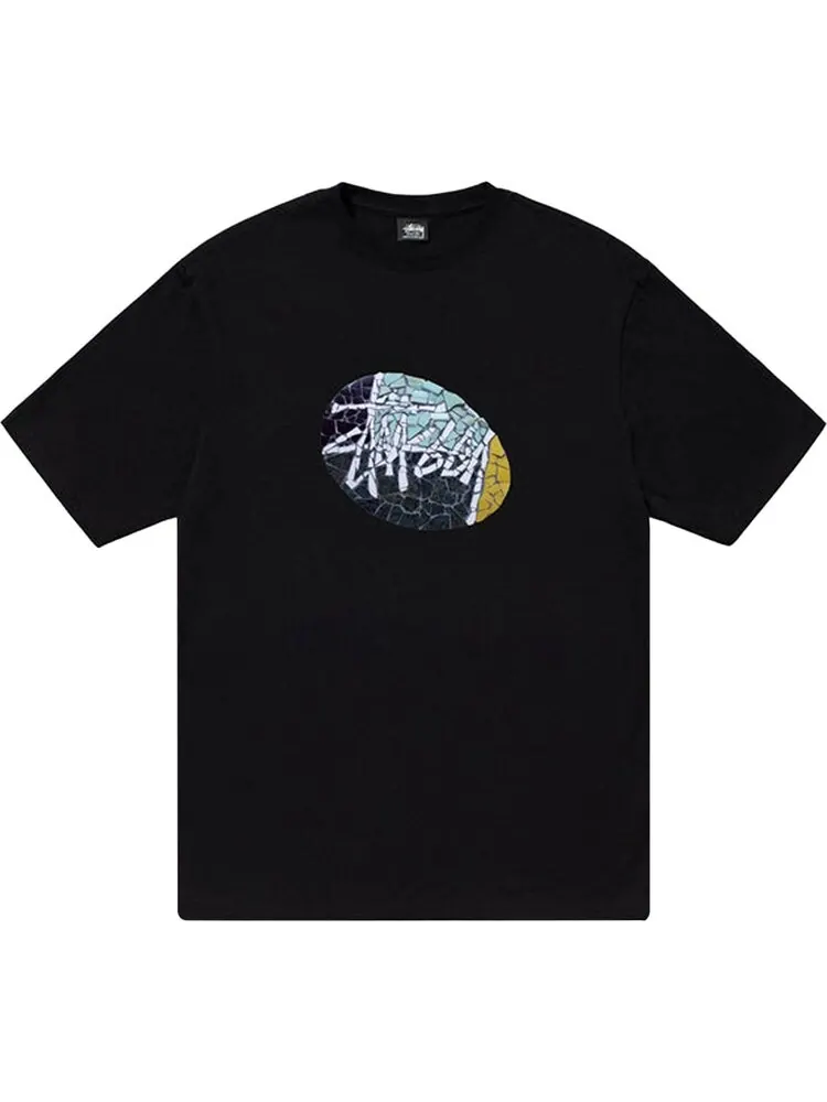 Футболка Stussy Mosaic Tee 'Black' — изображение 1 из 2, черный