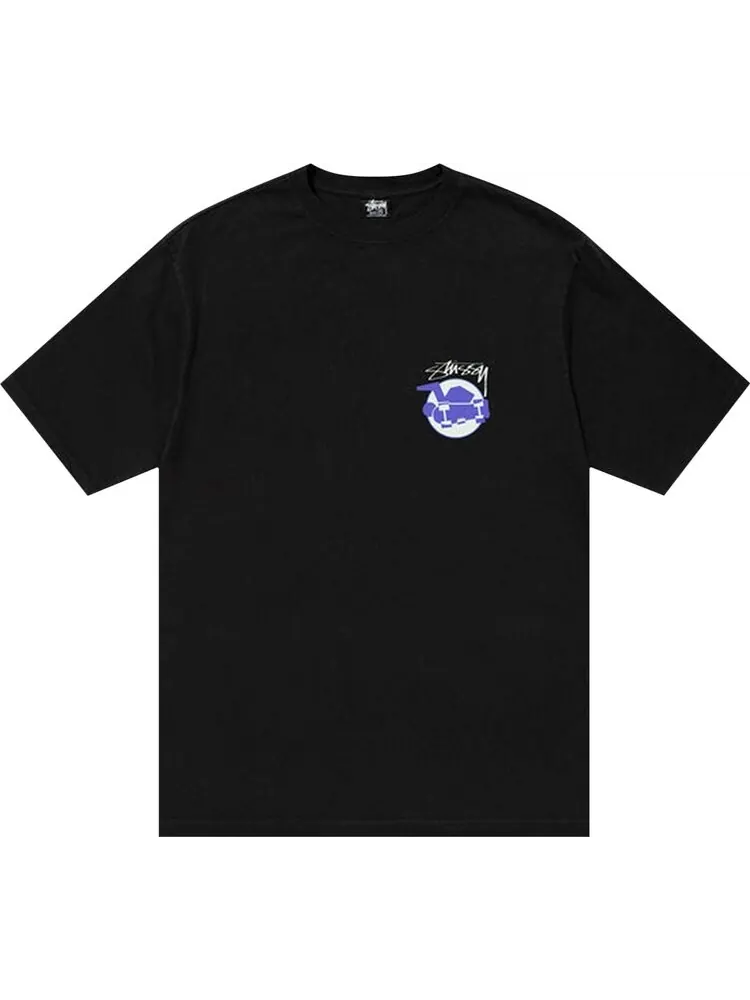 Футболка Stussy Skateman Tee 'Black' — изображение 1 из 2, черный
