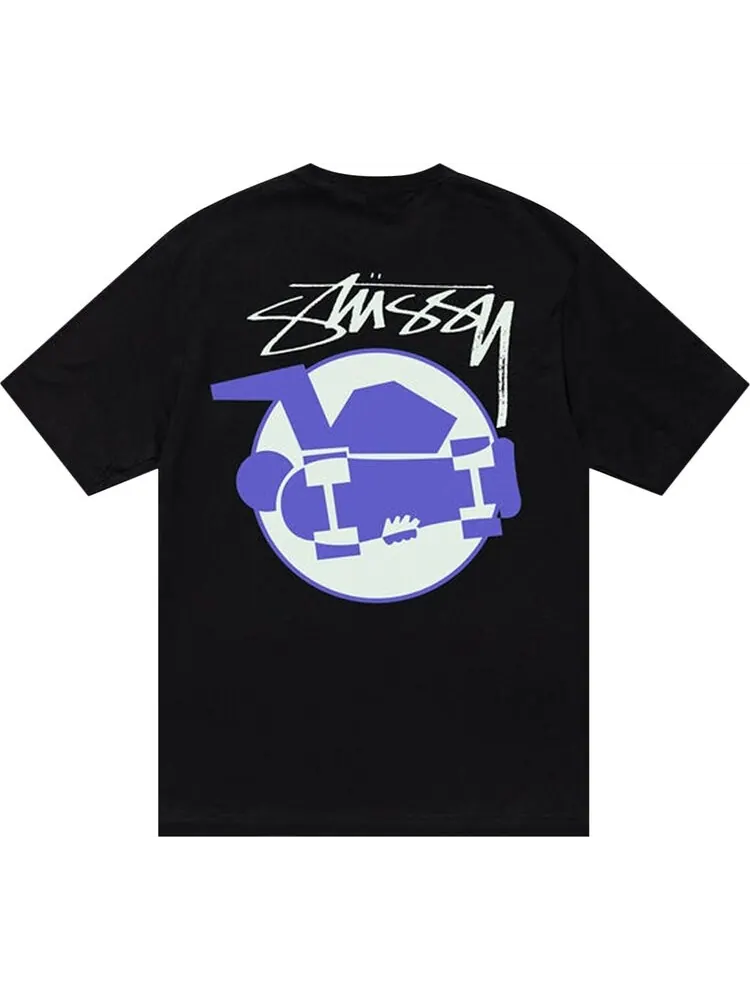 Футболка Stussy Skateman Tee 'Black' — изображение 2 из 2, черный