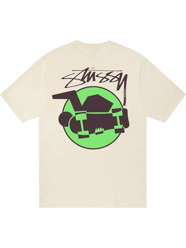 Футболка Stussy Skateman Tee 'Putty' — изображение 2 из 2, бежевый