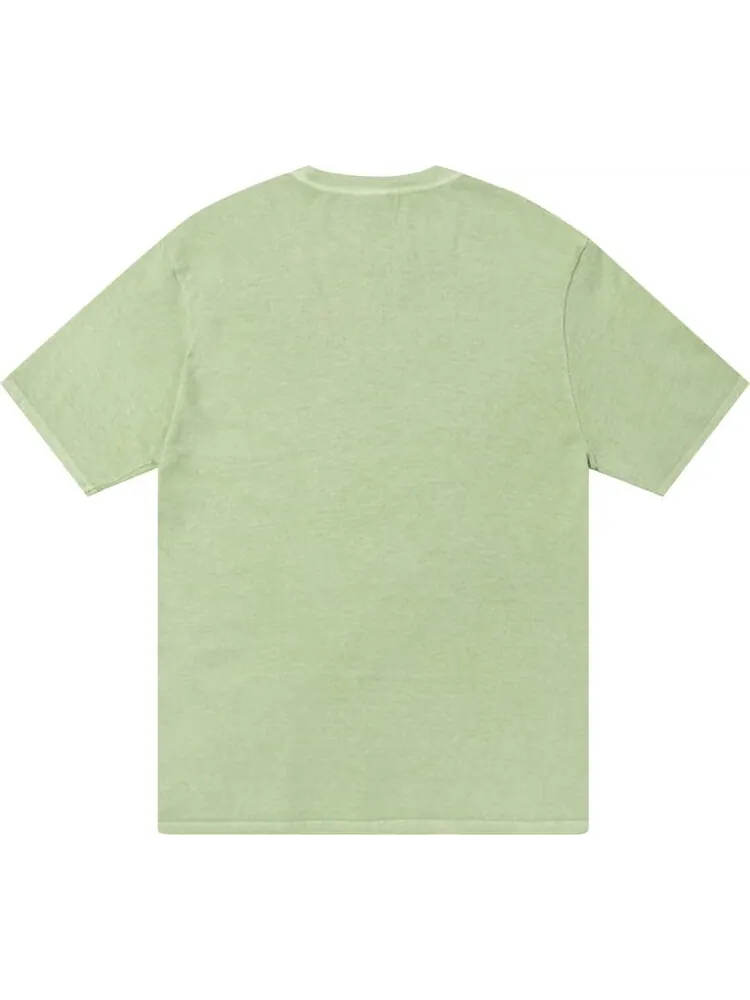 Футболка Stussy Thick Pigment Dyed Tee 'Sage' — изображение 2 из 2, зеленый