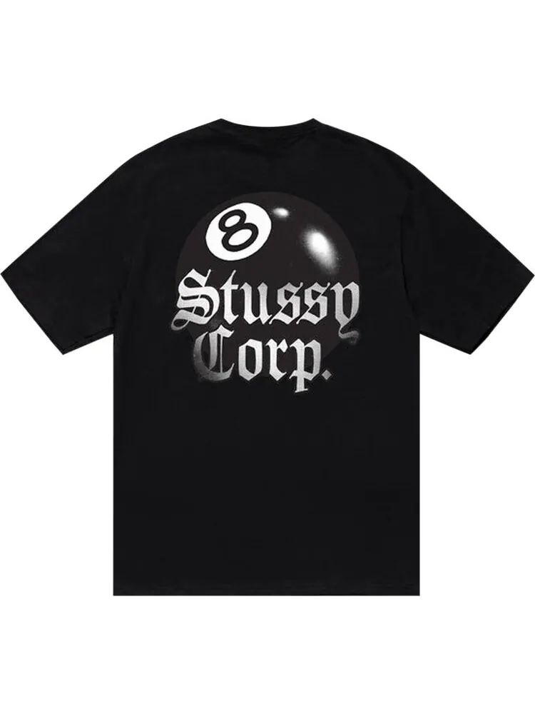 Футболка Stussy 8 Ball Corp. Tee 'Black' — изображение 2 из 2, черный