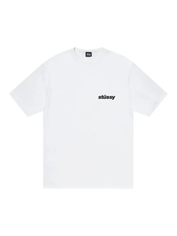 Футболка Stussy Popsicle Tee 'White' — изображение 1 из 2, белый