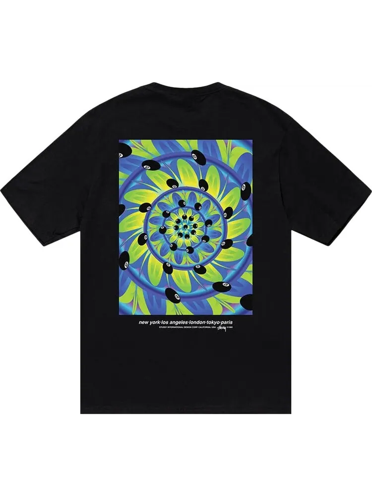 Футболка Stussy Rabbit Hole Tee 'Black' — изображение 2 из 2, черный