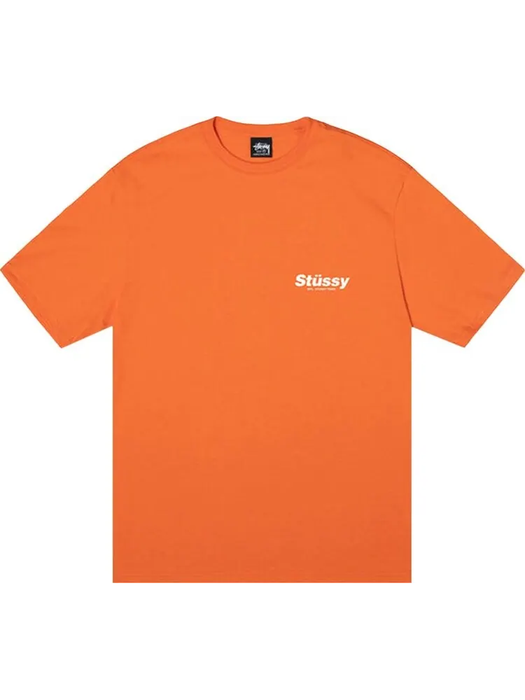 Футболка Stussy Rabbit Hole Tee 'Coral' — изображение 1 из 2, оранжевый