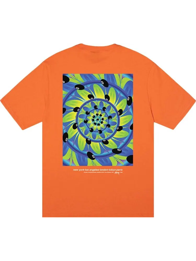 Футболка Stussy Rabbit Hole Tee 'Coral' — изображение 2 из 2, оранжевый