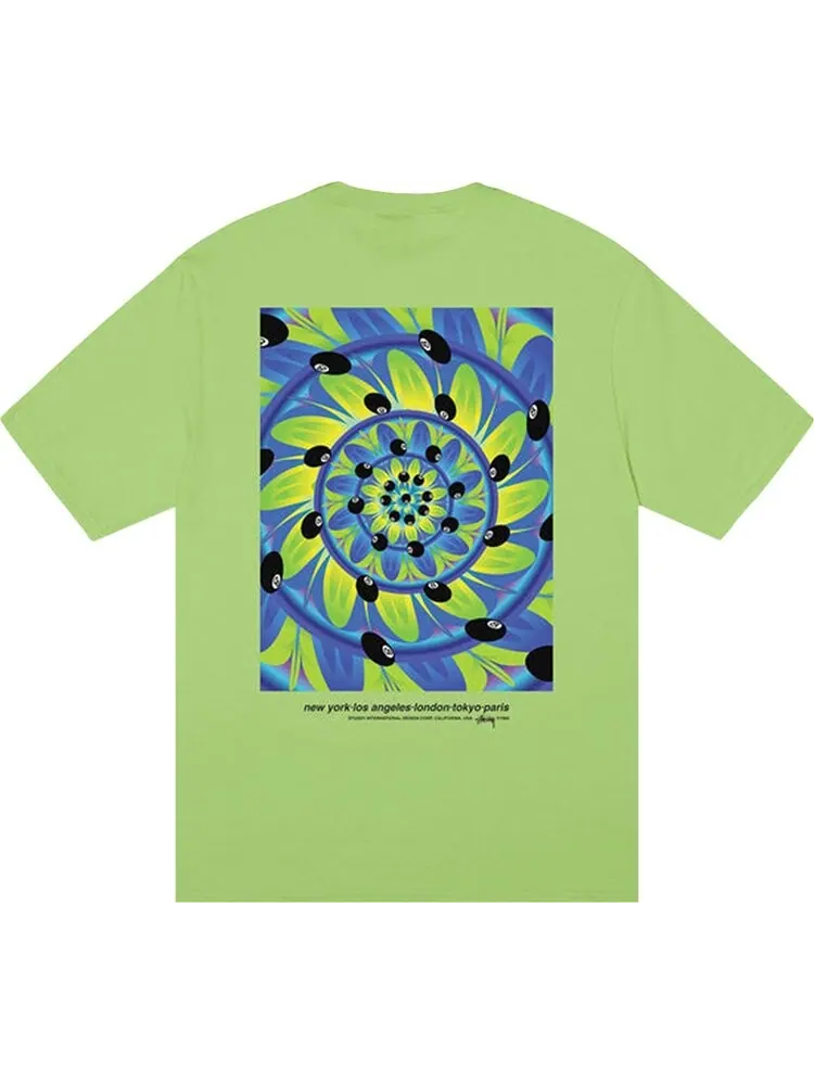 Футболка Stussy Rabbit Hole Tee 'Tea' — изображение 2 из 2, зеленый