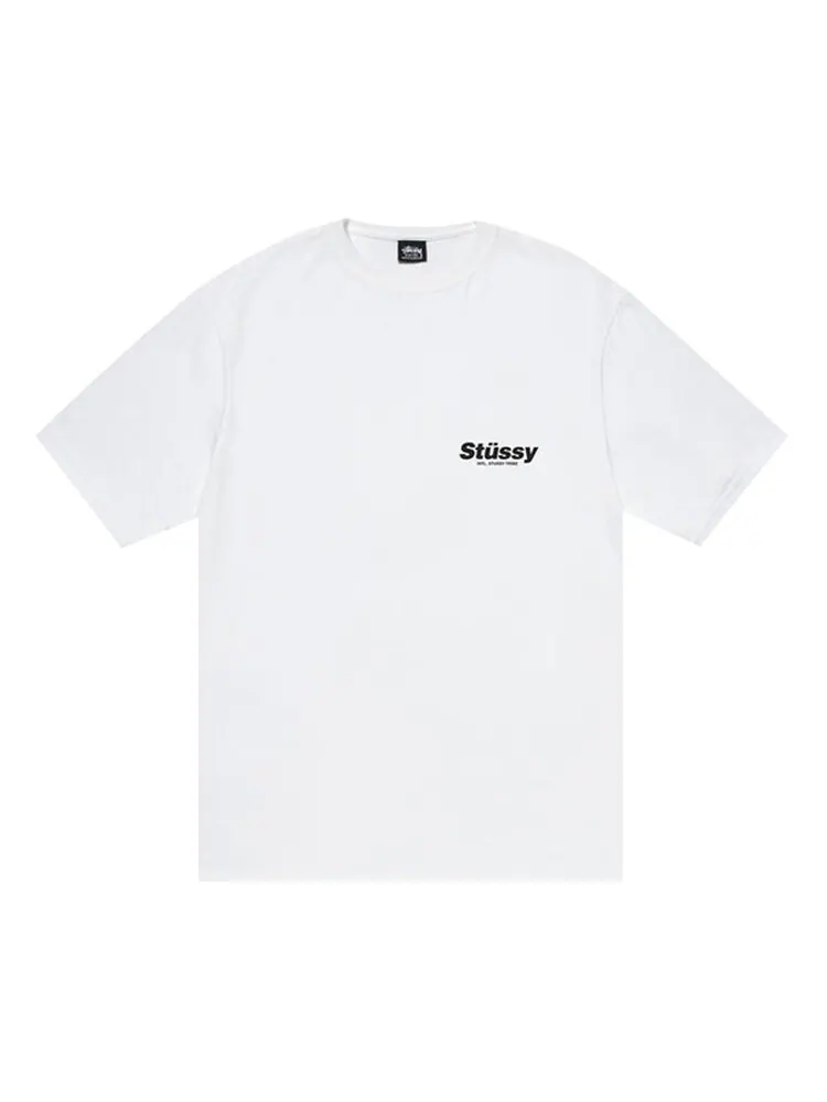 Футболка Stussy Rabbit Hole Tee 'White' — изображение 1 из 2, белый