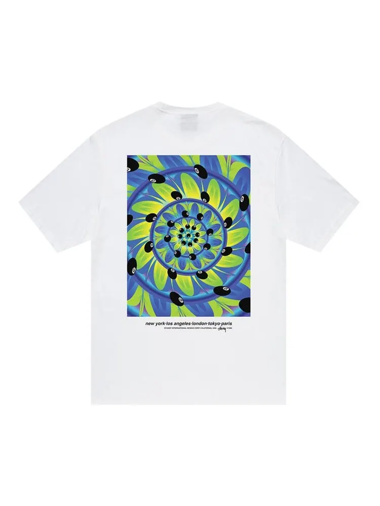 Футболка Stussy Rabbit Hole Tee 'White' — изображение 2 из 2, белый