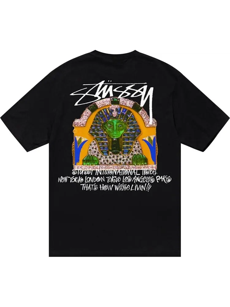 Футболка Stussy Sphinx Tee 'Black' — изображение 2 из 2, черный