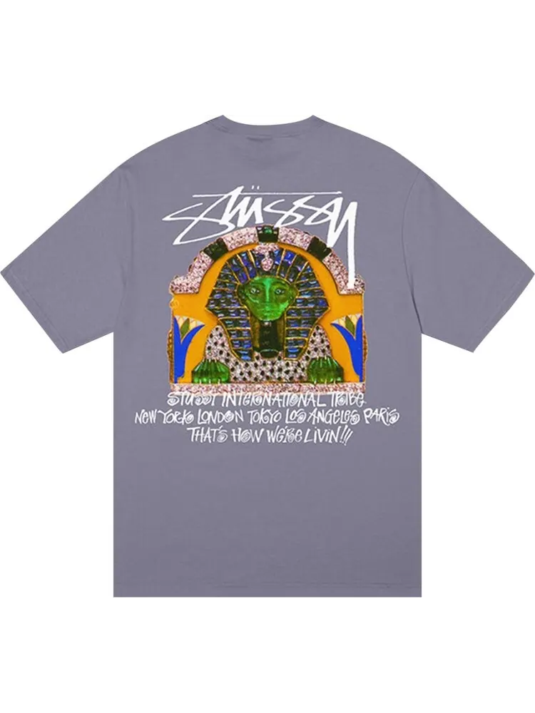 Футболка Stussy Sphinx Tee 'Mauve' — изображение 2 из 2, фиолетовый
