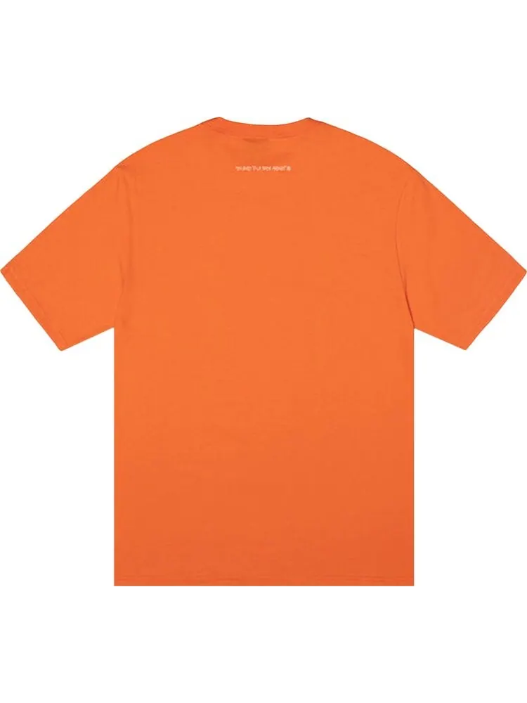 Футболка Stussy SS Highway Tee 'Coral' — изображение 2 из 2, оранжевый
