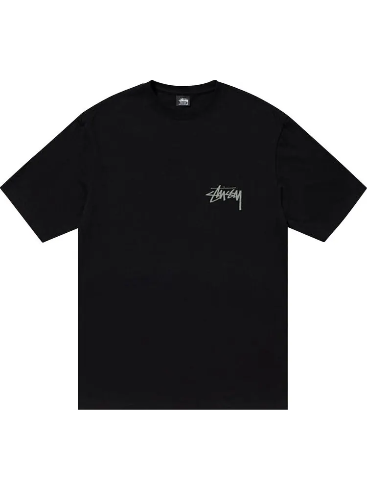 Футболка Stussy Landin Tee 'Black' — изображение 1 из 2, черный