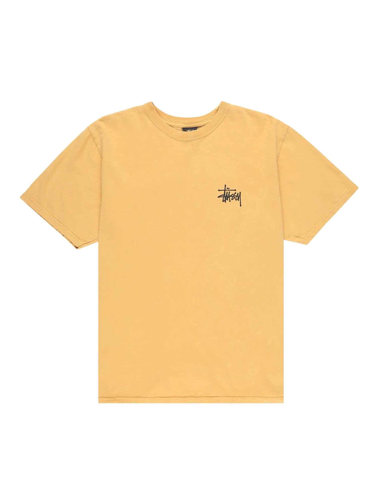 Базовая футболка Stussy, окрашенная пигментом