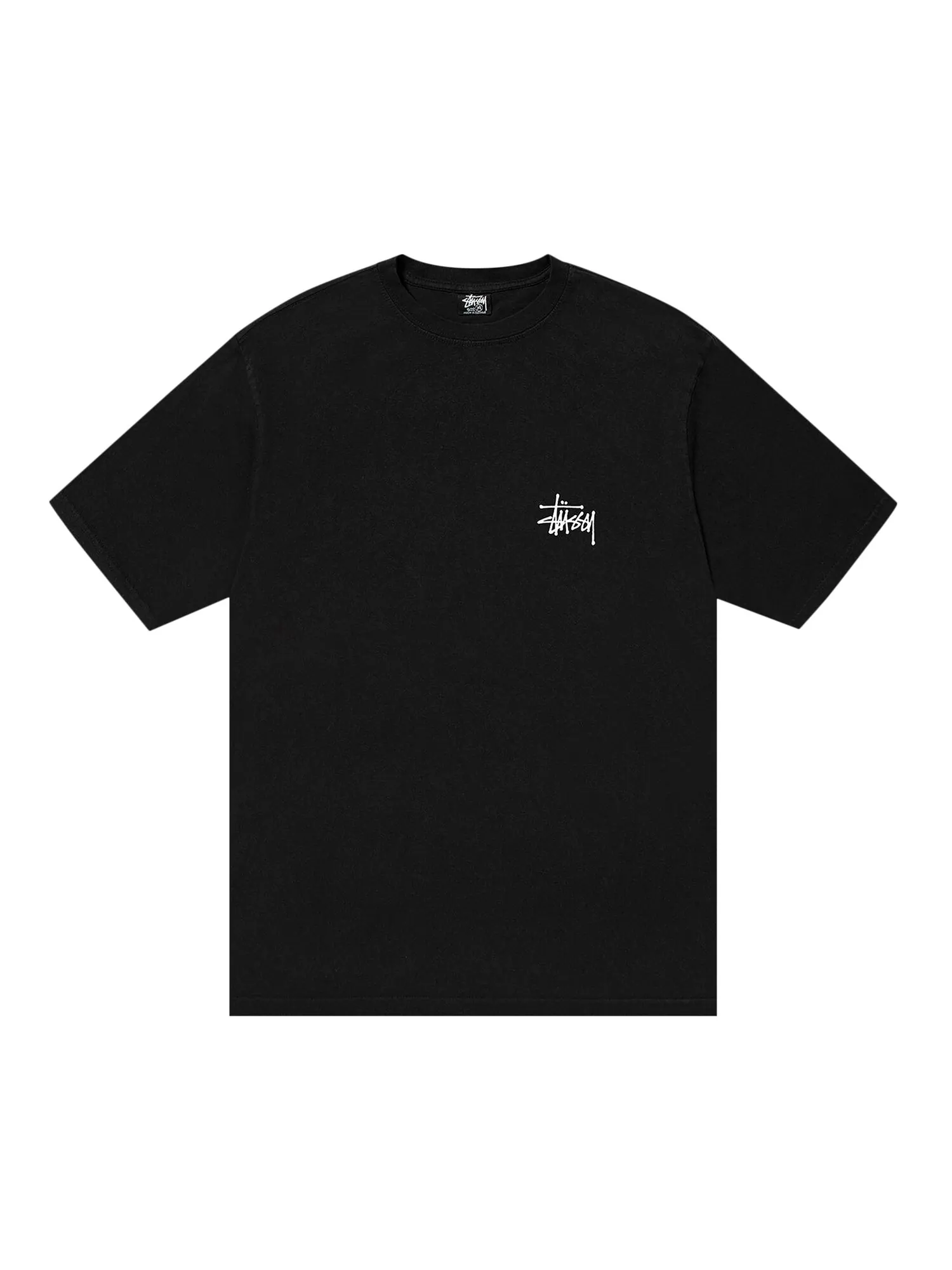 Футболка Stussy Basic, окрашенная в пигмент