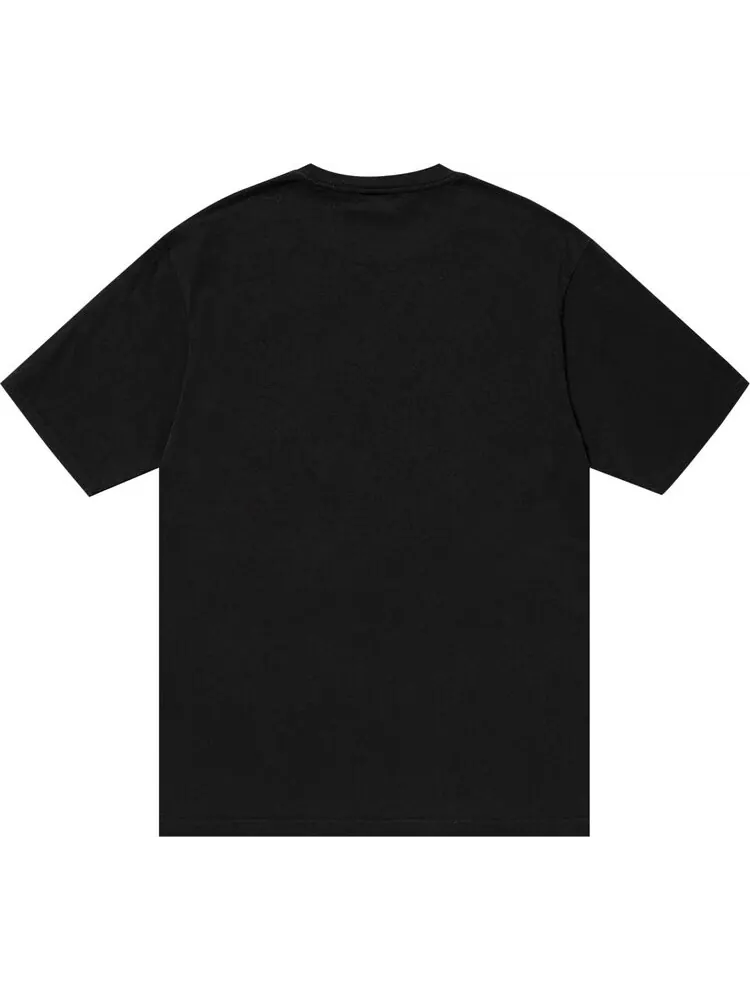 Футболка Stussy Big & Meaty Pigment Dyed Tee 'Black' — изображение 2 из 2, черный